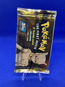 pokemon the first movie booster pack Topps Pokémon Box Topps Pokemon the First Movie