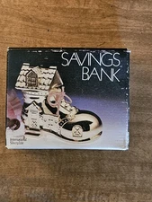 International Silver Co. Shoe-House Savings Bank No. 04496 – Near-Mint in Box