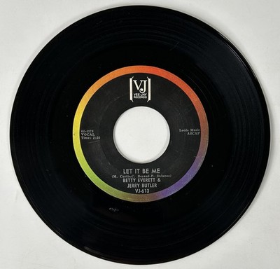Betty Everett & Jerry Butler Ain'T That Loving You Baby / Let It Be Me Vinyl 45