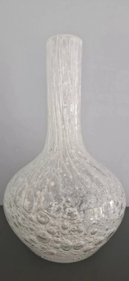 Designer Glas Vase * Eisglas Joosten Schott Zwiesel Mod. Arktis * 22cm/1105gr