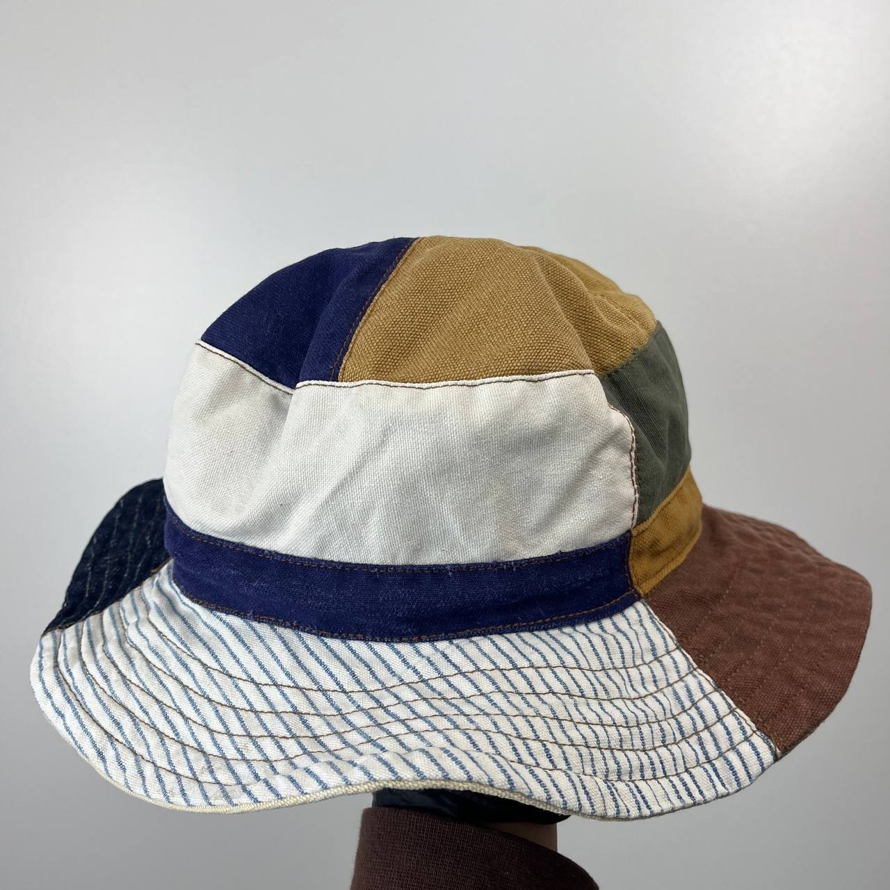 Carhartt Patchwork Bucket Hat Multicolor Denim Ca… - image 6