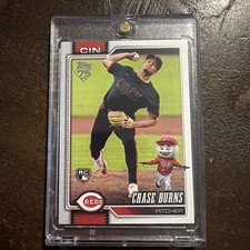 2026 Topps Series 1 Celebration CHASE BURNS RC #312 Hidden Mascots SSP Reds