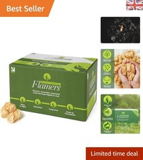 Odourless Eco Firelighters - 200  Natural Wood Blocks for BBQ 0.18 per lighter