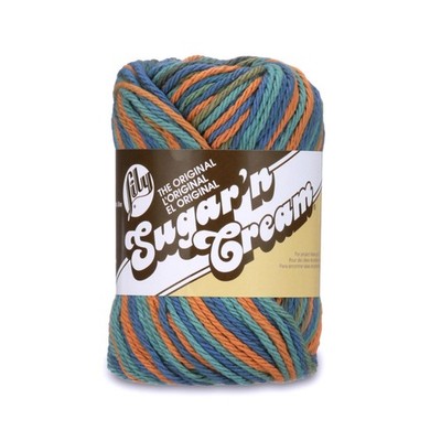 Lily Sugar n Cream Cotton Yarn 2 oz Worsted Weight 100 USA Grown Cotton