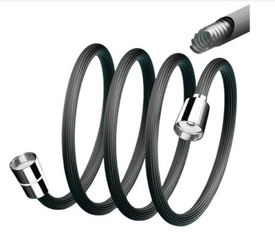 Upgraded Explosion-proof Braided Shower Hose-Anti-leak, Shower Hose Extra Long//