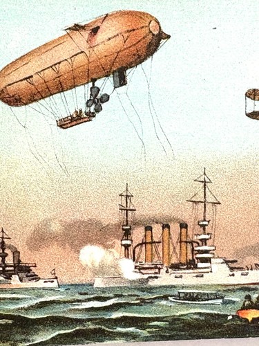 RARE 22” Panoramic Postcard 1609-1909 Hudson Fulton Celebration U S Men Of War - Picture 14 of 15