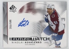 2024 SP Authentic Future Watch Horizontal Nikolai Kovalenko Rookie Auto RC 1e5k
