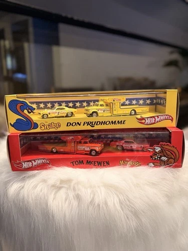 Hot Wheels Snake & Mongoose Don Prudhomme Tom McEwen 5000 Ltd Set