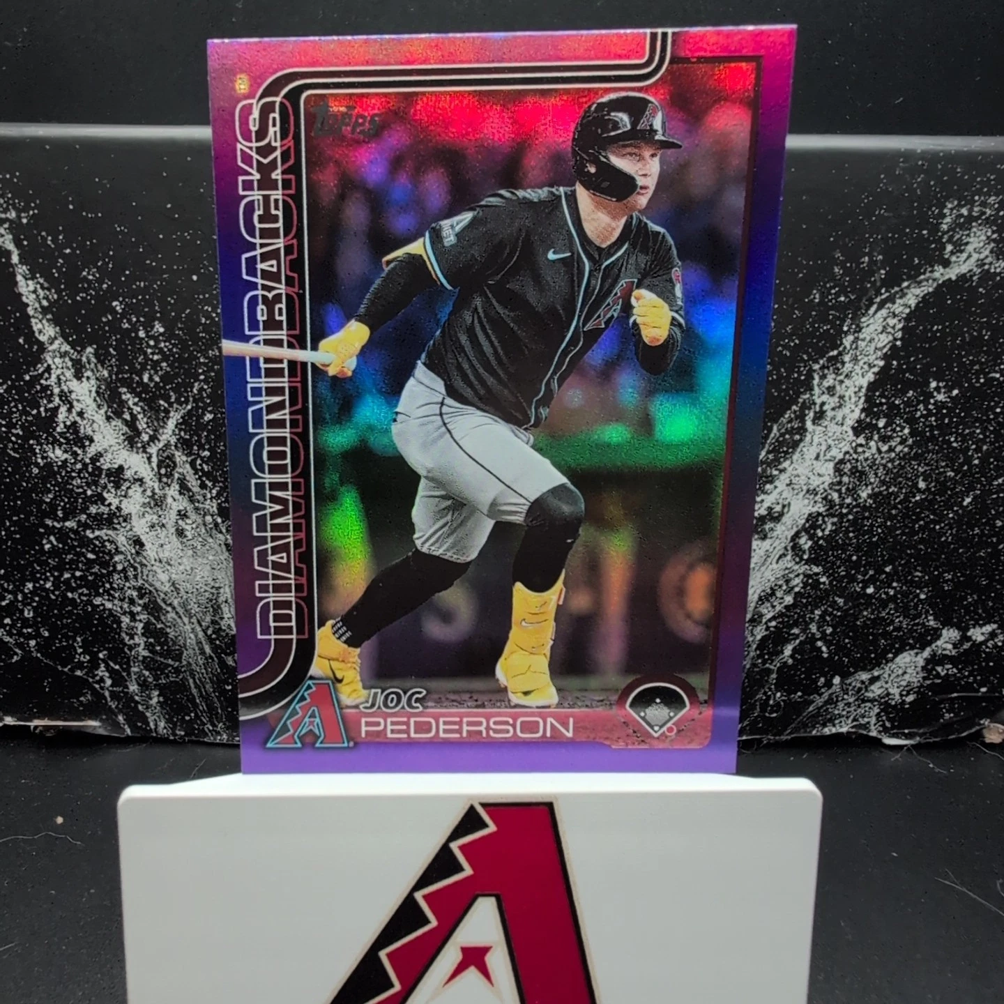 2025 TOPPS SERIES 1 BASEBALL PURPLE RAINBOW FOIL /250 JOC PEDERSON ARIZONA #127