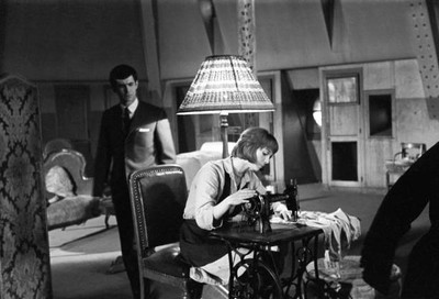 Elsa Martinelli and Anthony Perkins acting in The Trial 7th May 1962 Old Photo