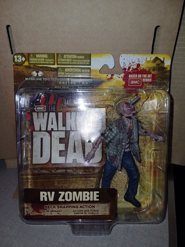 RV ZOMBIE THE WALKING DEAD series 2 MCFARLANE TOYS SEALED neck snap version - Picture 1 of 4