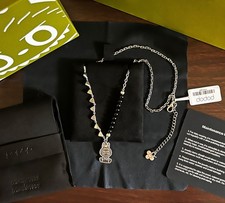 POP MART Labubu Monsters 10th Anniversary Exhibition NYC Silver Necklace Limited