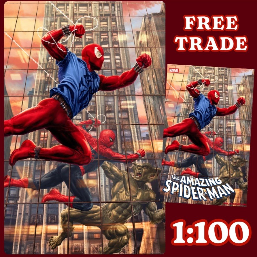 SORPRENDENTE HOMBRE ARAÑA #25 1:100 LEE BERMEJO INCREÍBLES VISIONES VARIANTE VIRGEN