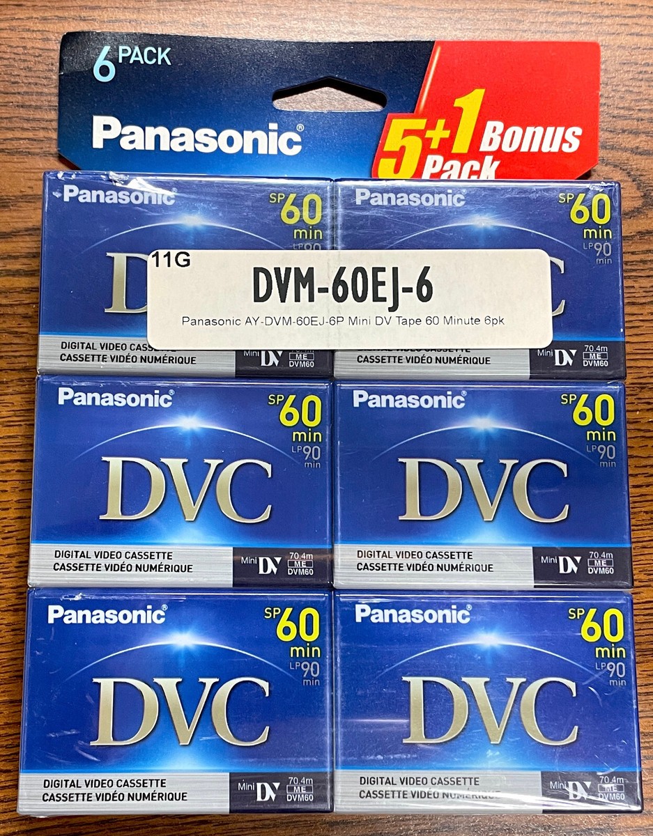Panasonic AY-DVM60V5×10 Amazon.com: Panasonic AY-DVM60EJ5P MiniDV Tapes (60 Minute