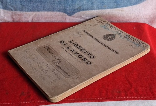 Militaria Livret Travail Du Vingt Ans Ministère Sociétés par Actions Regno Savoy - 第 2/7 張圖片