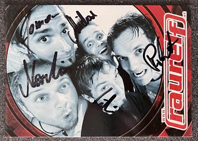 Raureif  Autogrammkarte Musik original signiert 