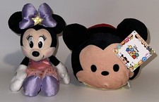 NWT Disney Tsum Tsum Mickey Mouse 7" Plush Plushie with Minnie Mouse Plush