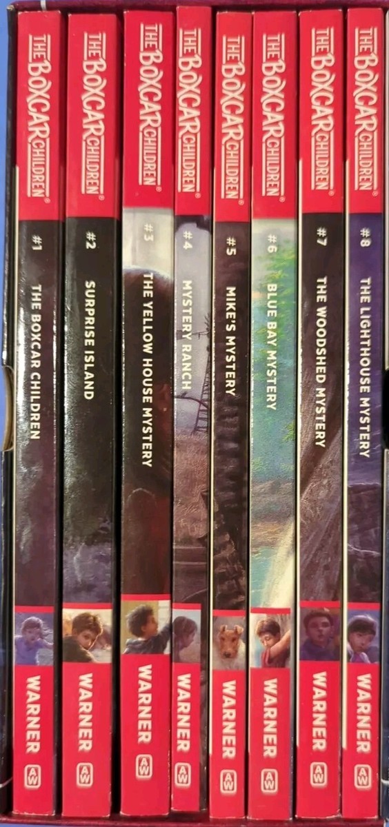 The Boxcar Children Books 1-8 Paperback Slip Case Box Set (G.S.