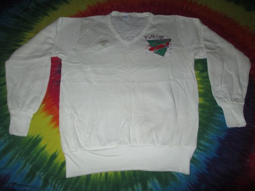 ROLLING STONES AMERICAN TOUR 1981 CARTOON CAR ROADSTER VINTAGE SWEATSHIRT-M-NR - Picture 7 of 9