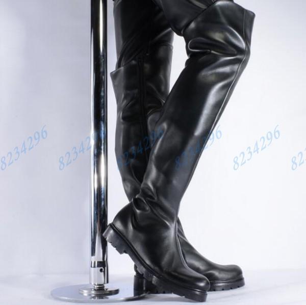 Männer Lange Stiefel Pole Dance Reitstiefel Stiefel Herrenstiefel Punk Männer Lange Stiefel Pole Dance Reitstiefel Stiefel Herrenstiefel Punk
