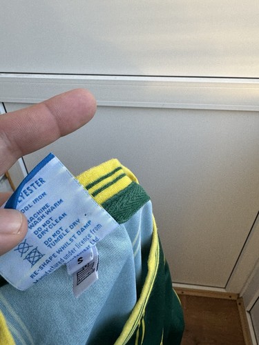 Leicester City Green Admiral Retro 1983/85 Away Football Shirt Size S block core - Picture 5 of 5