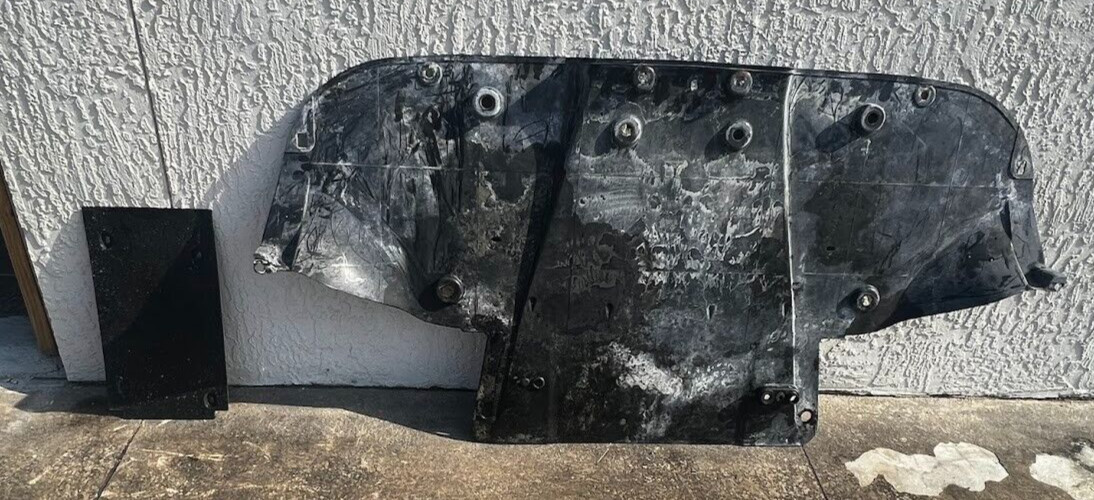 Ferrari 430 Central Underbody Shield OEM - P/N 68023300 (on left)