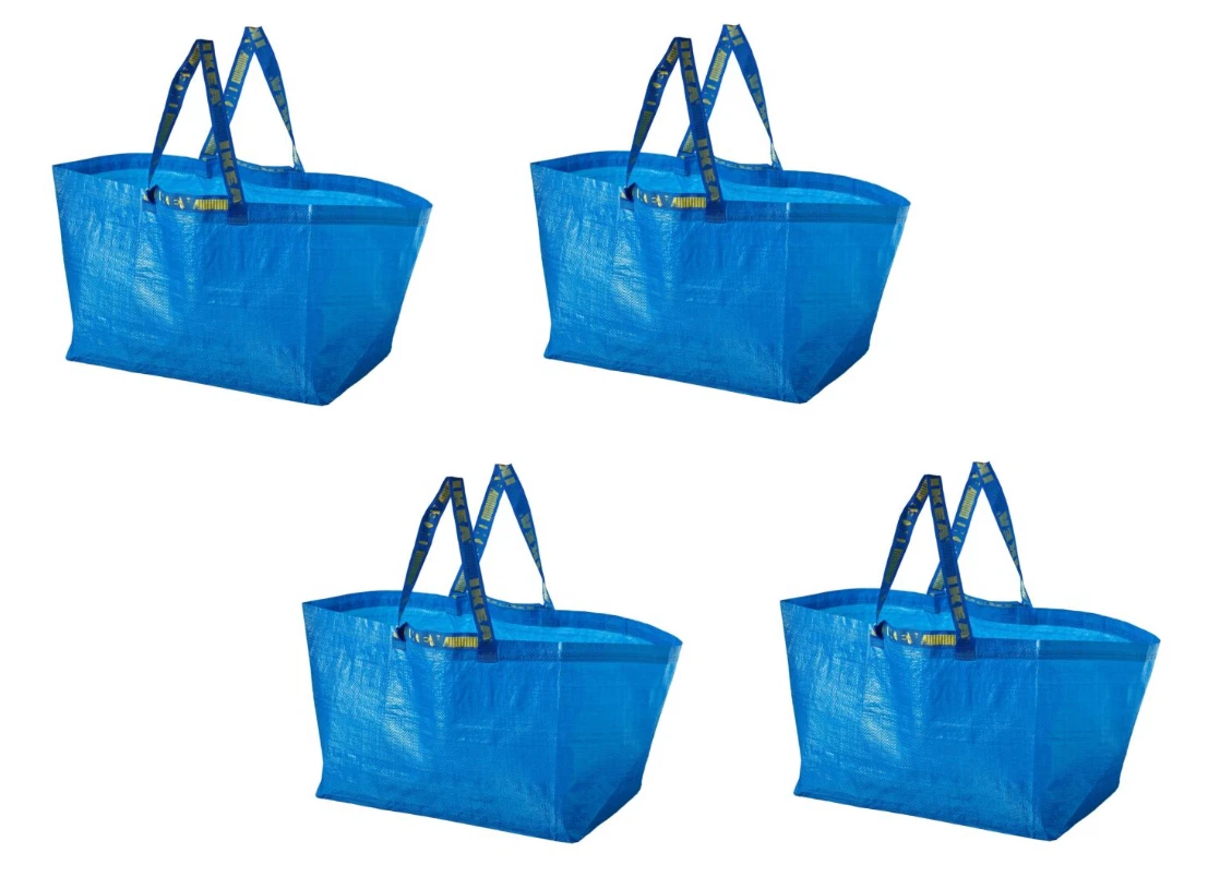 FRAKTA Shopping bag, large, blue, 19 gallon - IKEA