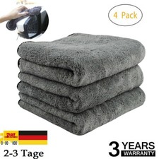 Auto 4Pack 1200 GSM 40x40cm Mikrofasertuch Poliertuch Trockentuch Microfaser DHL