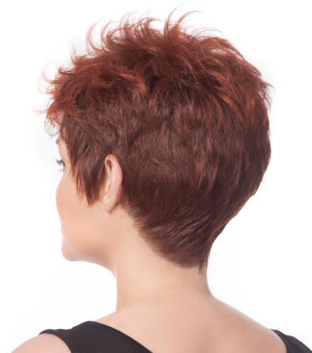 Peluca Pixie de corte corto de TRESSALLURE, *TODOS LOS COLORES* ¡Amigable con el calor! Gorra de trama, NUEVA - Imagen 2 de 30