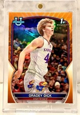 🍊GRADEY DICK 2022-23 Bowman U Chrome 1st Bowman #/25 Orange Refractor Raptors