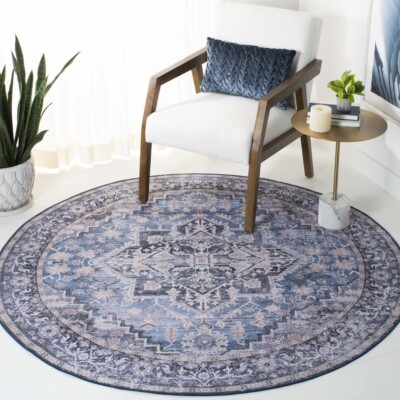 SAFAVIEH Tapis Traditionnel Rug Idéal pour Les Zones à Fort Passage - Lavable en Machine et Antidérapant