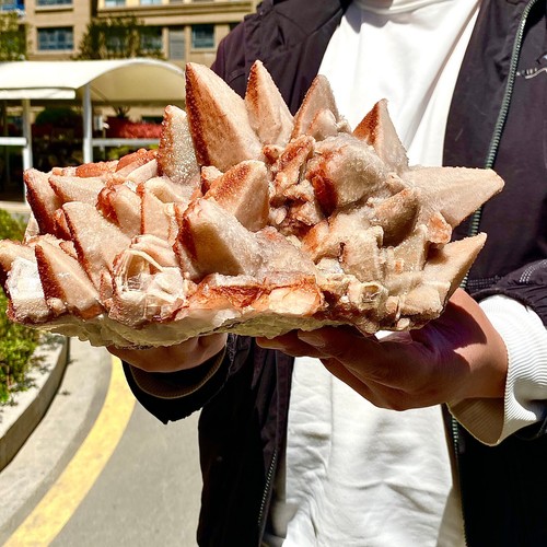 13.55LB Natural newly discovered beautiful calcite crystal cluster specimen - 第 12/13 張圖片