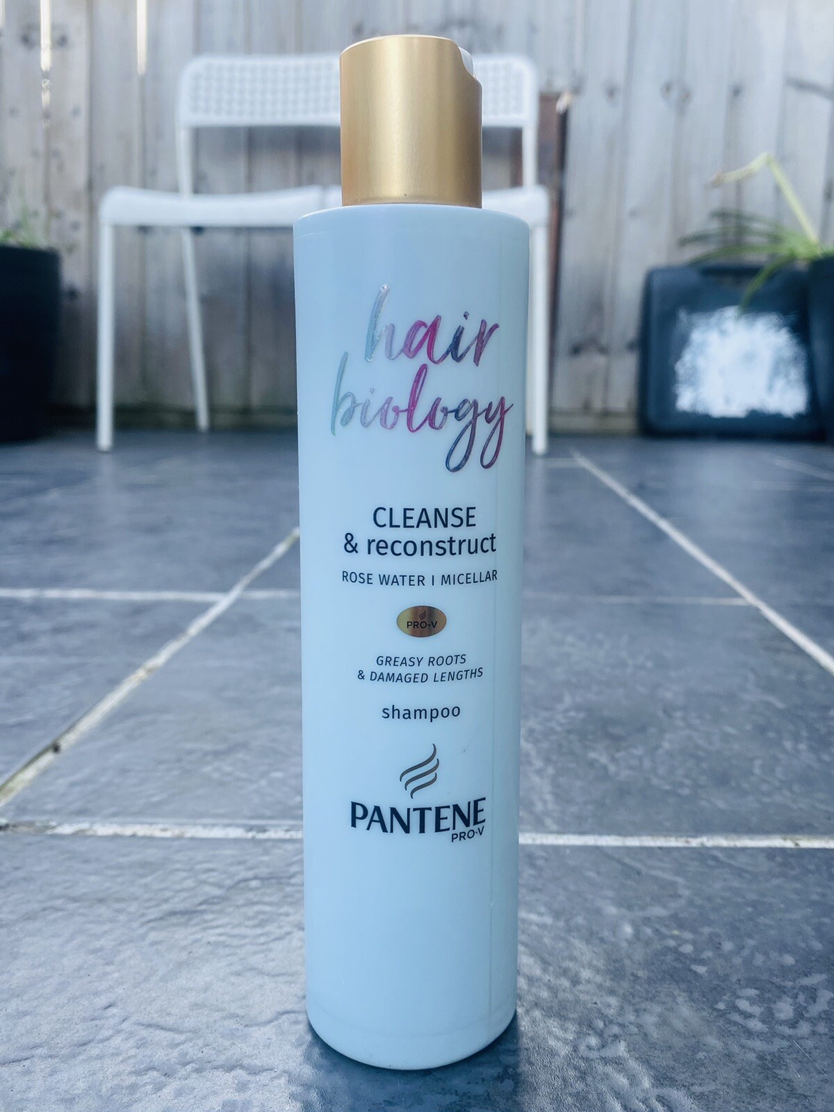 PANTENE PROV HAIR BIOLOGY CLEANSE & RECONSTRUCT SHAMPOO x 2 bottles