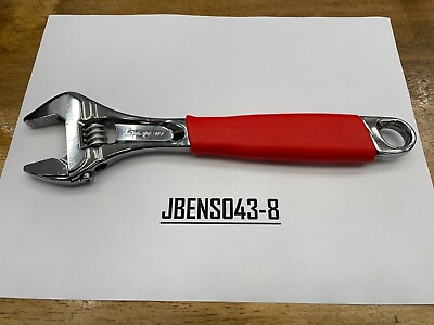 #ad Snap on Tools NEW RED 10quot; Soft Grip Flank Drive Plus Adjustable Wrench FADH10BR $125.00
