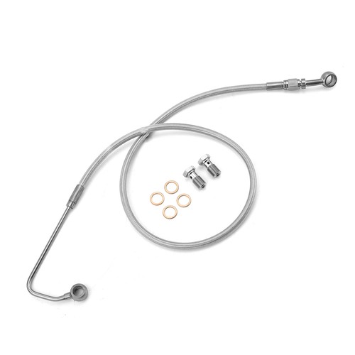 37" Extended Length Upper Brake Line Kit For Harley Softail Slim ABS 2012-2014 - Picture 5 of 5