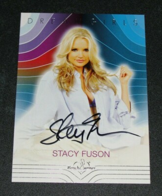 2017 Benchwarmer STACY FUSON Dreamgirls #49 Silver Foil Auto PLAYBOY