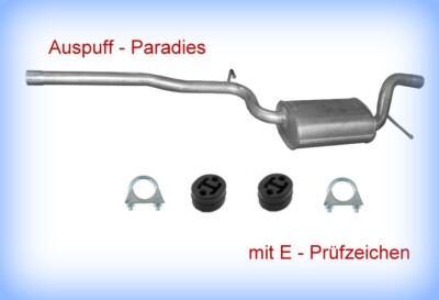 Hauptschalldmpfer Auspuff für VW Passat 2.0 TDi 136PS - 177PS Typ 362/5  B + Kit