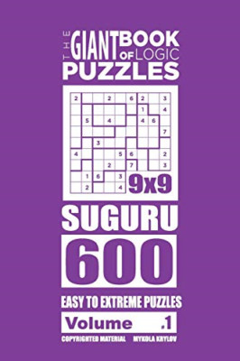 The Giant Book of Logic Puzzles - Suguru 600 Easy to Ex - Paperback / softback N