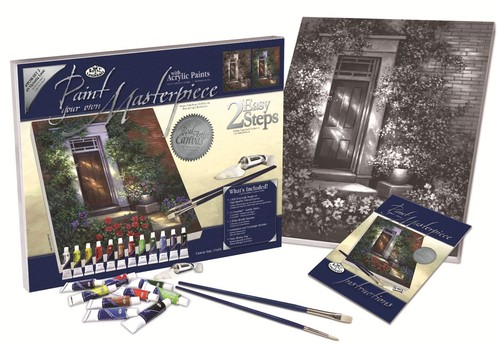 Canvas Picture Like Paint By Numbers Artist Acrylic Deluxe Large Painting Kits - Bild 2 von 20