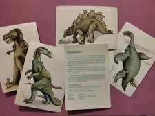 1987 Dinosaurs  Prehistoric   you pick "play ED" large flash cards Free Ship