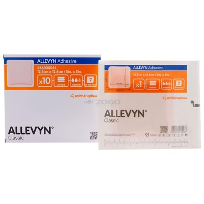 Allevyn Adhesive Foam Dressing 5'' x 5'' - Box of 10
