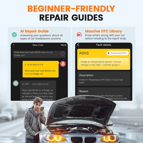 DND Echo Bidirectional Car OBD2 Scanner Diagnostic Scan Tool All Software Free - Picture 12 of 18