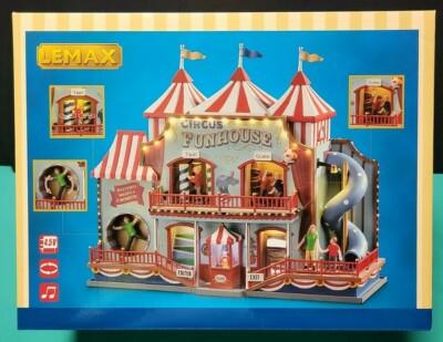 Lemax Circus Funhouse Carnival Fair SKU 05616 Sights & Sounds Brand New 2020
