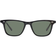 Square Sunglasses for Men Women Acetate Frame with Silver Pieces Sonnenbrillen