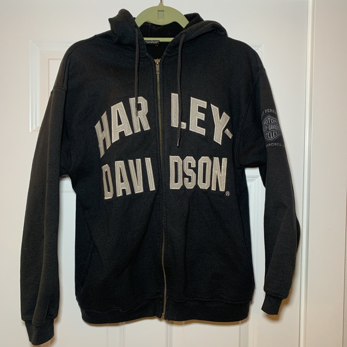 トップス Dudley Perkins Co/Harley-Davidson hoodie Vintage Size M Medium Harley Davidson Hoodie Dudley Perkins