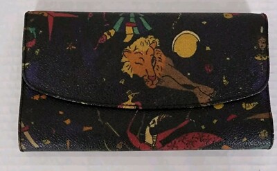 PIERO GUIDI Wallet Magic Circus Art Adult Colorful Made In  display picture 1