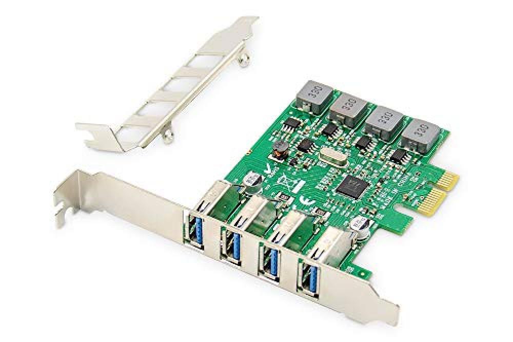 (TG. PCIe) Scheda add-on a 4 porte PCI Express USB 3.0 - NUOVO