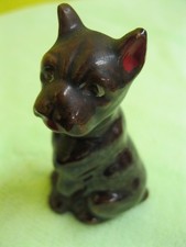 Vintage Ceramic Boxer - Collectible Dog Figurine (Japan)