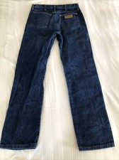 WRANGLER Vintage Jeans 30x32 Mens Blue Straight Denim