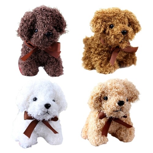 Dog Keychain Adorable Stuffed Animal Pendant Plush Dog Keyrings for Handbag